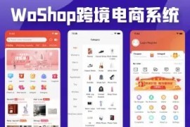 WoShop多商户进口出口跨境电商uniapp商城源码，多语言、国际支付、国际物流，一件代发 